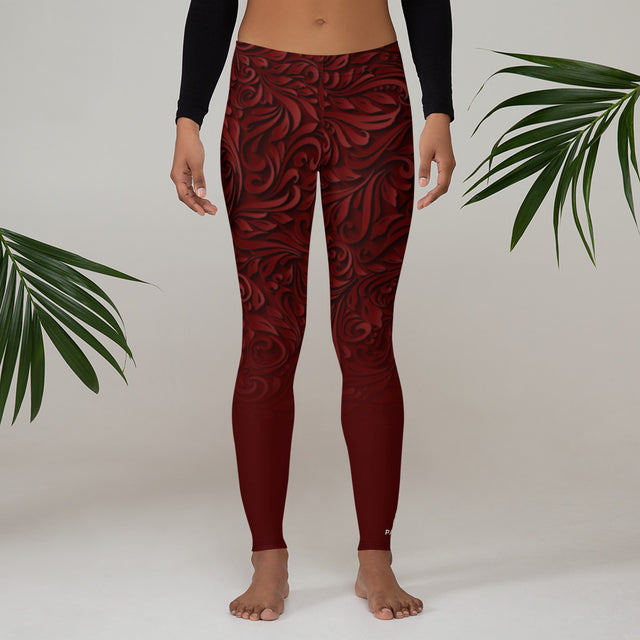 Baffi Rosso Leggings