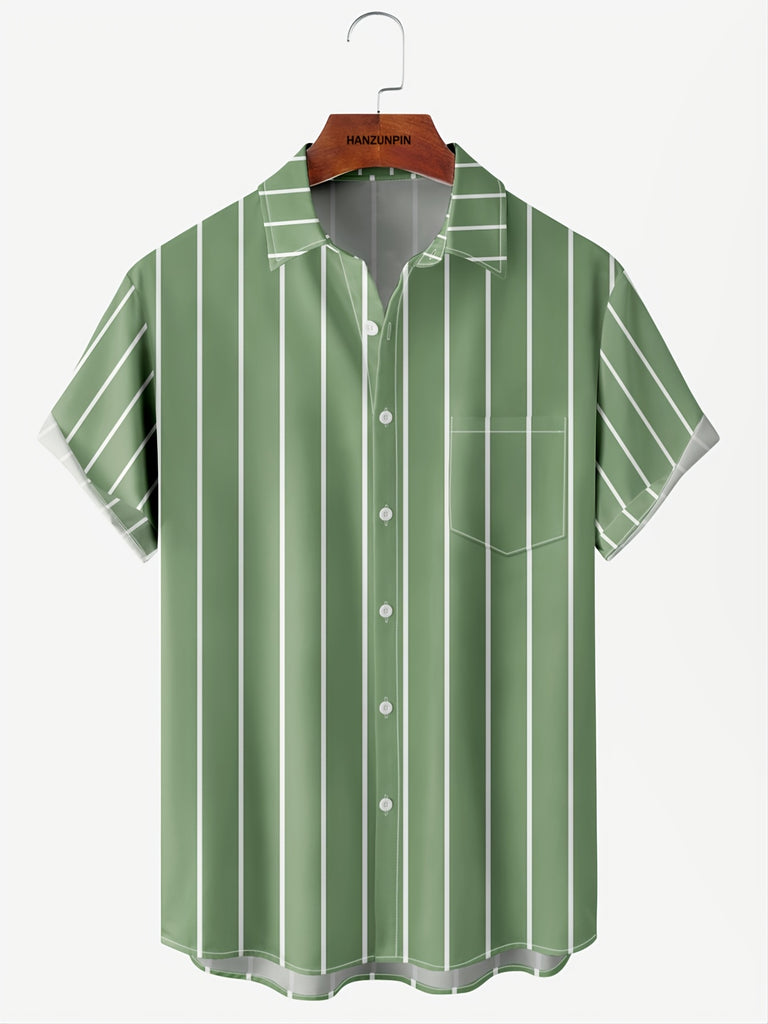 Olive Striped Shirt