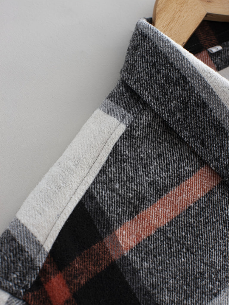 Plaid Long Sleeve Button Down Shirt