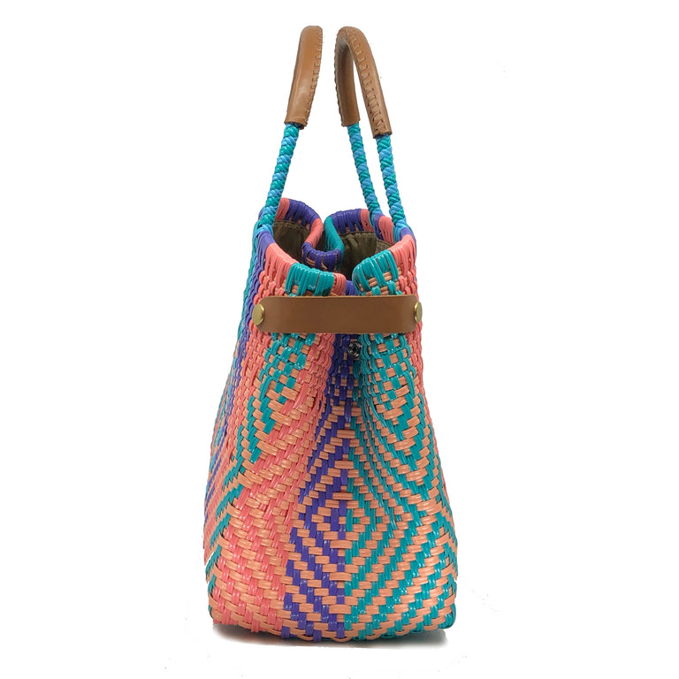 Rosa-Multicolore Cesto Bag