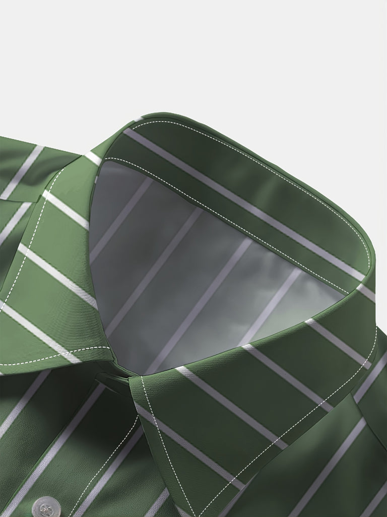 Olive Striped Shirt