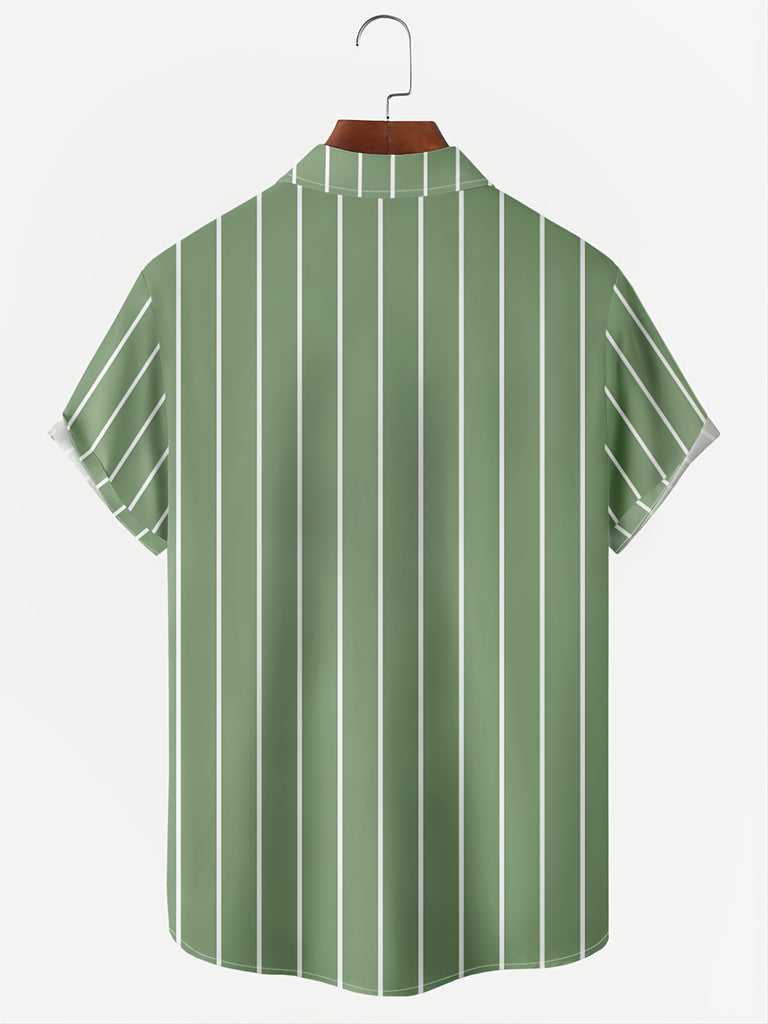 Olive Striped Shirt
